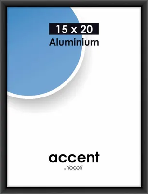 Obrázok produktu pre Hliníkový rám Nielsen Accent 15x20 cm čierny matný