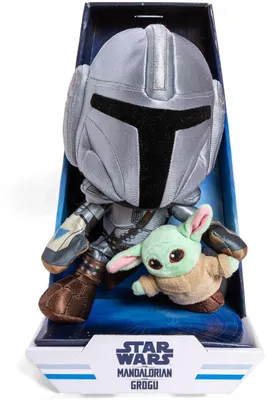Produktbild von Simba Toys plush Star Wars Mandalorian m. Mini Grogu