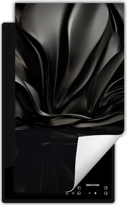 Produktbild von DarHaus Herdabdeckplatte 1 teilig 30x52 cm Anti Rutsch Matte Aufrollbar, Samt