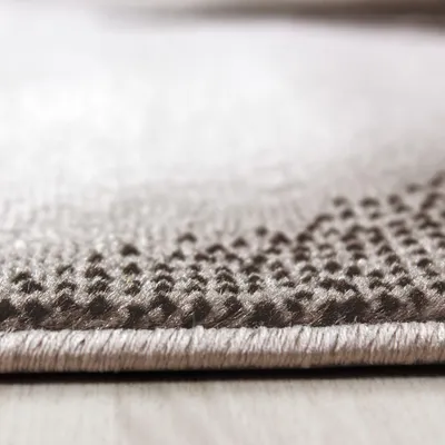 Produktbild von Kurzflor Teppich Pago Läufer, Farbe: Braun, Größe:80x300 cm