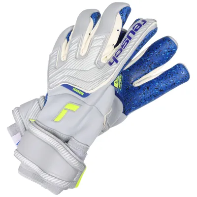 Produktbild von Reusch Attrakt Fusion Guardian Torwarthandschuh grau / blau 9.5