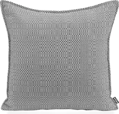 Produktbild von H.O.C.K. Brian Outdoor Kissen 45x45cm schwarz weiß mit Biese kleingemustert Glory