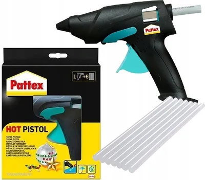 Produktbild von Pattex Heißluftpistole + 6 Kartuschen