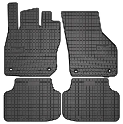 Image de Tapis de sol caoutchouc noir pour Skoda Octavia IV 2019- 4 pièces