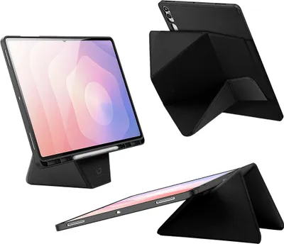 Produktbild von Schutzhülle mit Klappe für Galaxy Tab S11 Ultra / S10 Ultra / S9 Ultra, Dux Ducis Vers, Schwarz