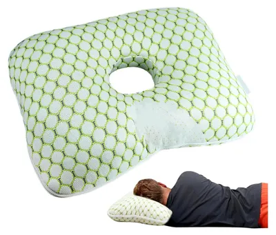 Produktbild von Piercingkissen für Seitenschläfer, Stützkissen für Ohrlöcher, ideal für Reisen und Zuhause