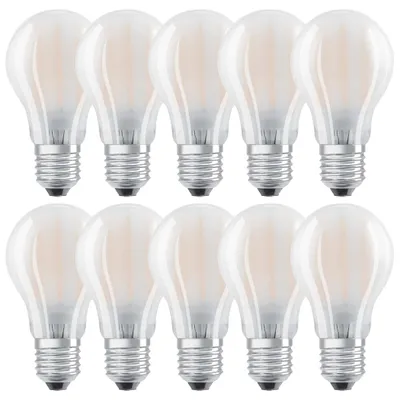 Produktbild von Osram E27 2.8W 2700K 10PACK LED-Lampe, Birnenform, Sockel E27, 2,8 Watt, Warmweiß, 2700 K, , dimmbar