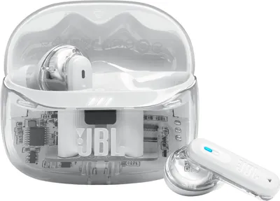Immagine prodotto di JBL Tune Beam 2 Ghost Edition, Wireless, 20 - 20.000 Hz, Musica / tempo libero, 52,4 g, Cuffie con microfono, Bianco