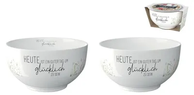 Produktbild von FÜR DICH 955592 D13cm H7cm Müslischüssel Lovely Greetings Wiese