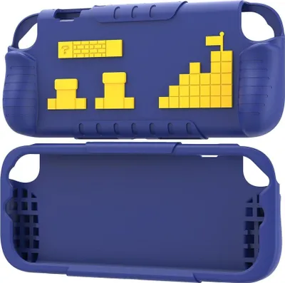 Produktbild von Für Nintendo Switch 2 Stoßfestes Anti-Rutsch Liquid-Silikon Schutzgehäuse Blau