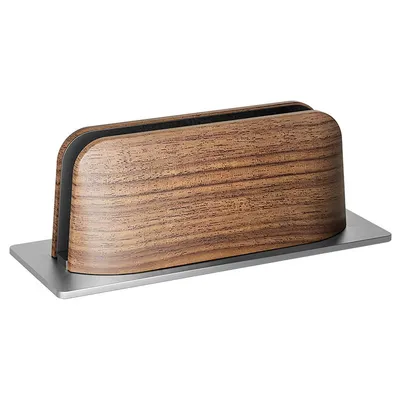 Produktbild von Vertikaler Laptop Ständer aus Walnussholz,Adjustable Stand Laptophalter,Laptophalterung für MacBook, mit rutschfestem Silikon