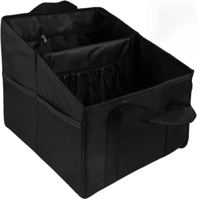 Obrázok produktu pre Organizér do auta 31 x 25 x 25 cm, skladací, so sieťovými vreckami, na hračky