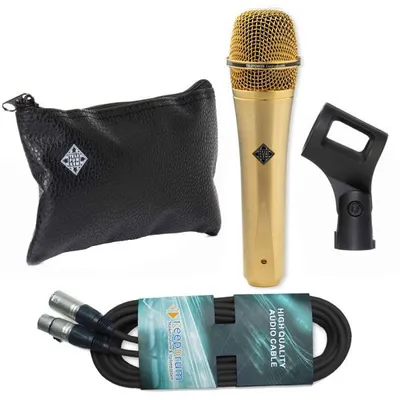 Zdjęcie produktu dla Mikrofon Telefunken M80 Satin Gold z kablem XLR