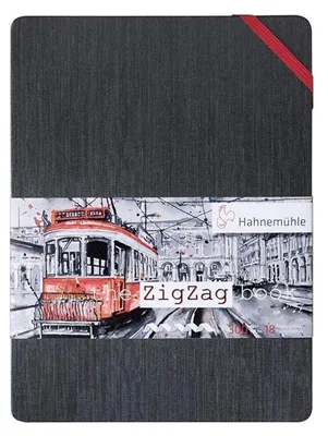 Produktbild von Hahnemühle the ZigZag book Aquarellpapier - 300 g/m² - 14 x 14 cm - 18 Seiten