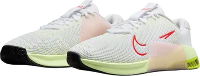 Zdjęcie produktu dla Nike Metcon 9 Sneaker "White Volt Bright Crimson", Biały/Zielony, Rozmiar: 38