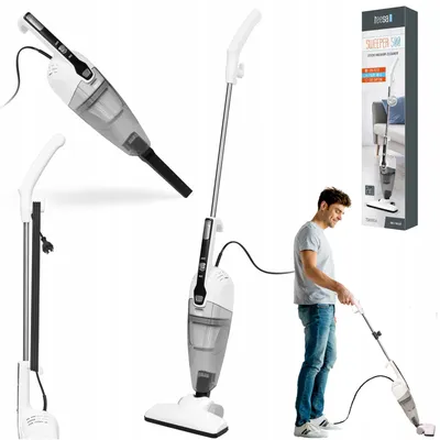 Zdjęcie produktu dla Odkurzacz 2-w-1, 500W, przewodowy, z filtrem HEPA, z kablem o długości 5 metrów, do użytku w domu i samochodzie