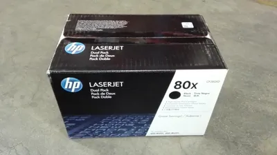 Produktbild von HP 80X 2er-Pack Schwarz Original LaserJet Tonerkartuschen mit hoher Reichweite, 13800 Seiten, Schwarz, 2 Stück(e)