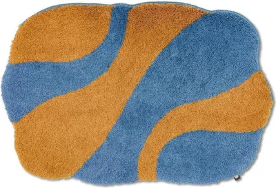 Produktbild von Rhomtuft Badteppich Ambiente rund 120 cm  Farbe  gold/neptun
