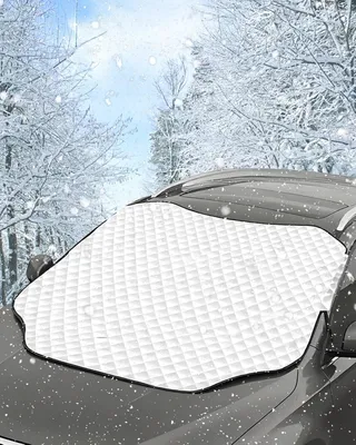 Productafbeelding van Winter, 193 x 157 x 126 cm, ijsbeschermingsfolie tegen sneeuw en vorst, voorruitafdekking met opbergtas, vorstbescherming afdekking voor auto