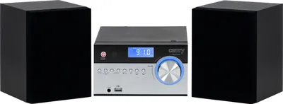 Zdjęcie produktu dla Camry Premium CR 1173, Analogowe i cyfrowe, AM, FM, Gracz, CD-ROM, 10 W, Czarny, Srebrny