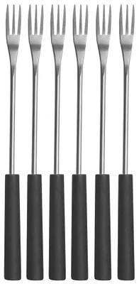 Produktbild von Nouvel 157.1, Fonduegabel, Edelstahl, Schwarz, Edelstahl, 6 Stück(e)