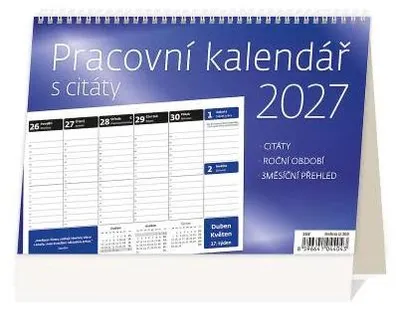 Immagine prodotto di Calendario del lavoro 2027 con citazioni (S58-27)