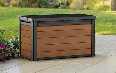 Productafbeelding van Famanu opbergbox 380 liter - Robuuste tuinkist voor tuinaccessoires