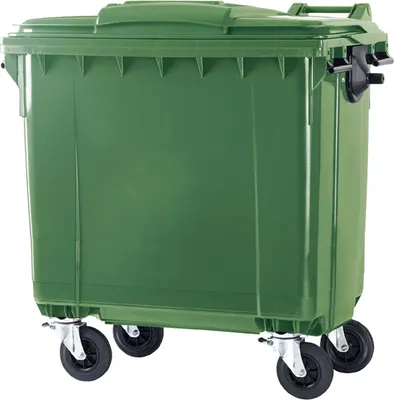 Produktbild von Container 770 Liter flachem Deckel - Grün