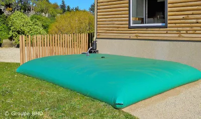 Image de Citerne souple Carrée 10 m3 (10000 L) - (4,32 m x 4,23 m x 0,9 m)