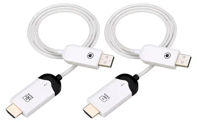 Obrázek produktu pro Bezdrátový vysílač/přijímač HDMI 5G point-to-point streaming dosah 30 m Plug & Play 2K Full High Clear Audio Video Sync Mirroring Extension