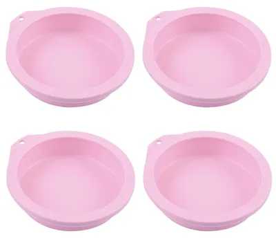 4er-Set runde Eiformen aus Silikon, 10,5 cm, für Heißluftfritteuse