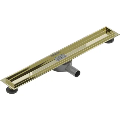 Obrázek produktu pro Mexen Flat 360 otočné těleso pro lineární odtok 50 cm, Zlatá - 1540050