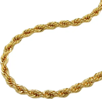 Produktbild von 2,1mm Armband Armkette Kordelkette 375 Gold Gelbgold 19cm Damen Goldarmband