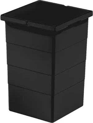 Immagine prodotto di Secchio da interno Hailo 1225979, nero intenso, 15 litri, 226 x 233 x 350 mm