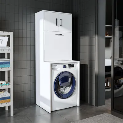 Immagine prodotto di Mobile pensile per lavatrice Roomart LUNA, larghezza 65 cm, bianco
