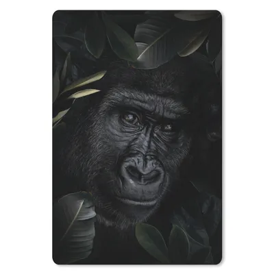 Produktbild von MuchoWow® Mauspad Mousepad Gorilla - Pflanzen - Dschungel 40x60 cm - Mousepads - Maus Mat - Pad - Mausunterlage - Schreibtisch Accesoire
