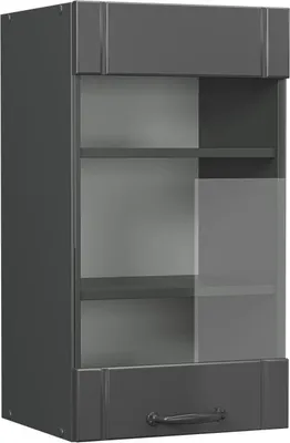Produktbild von Küchenglasschrank Vicco Fame-Line Dunkelgrau 40 cm, Model 56667