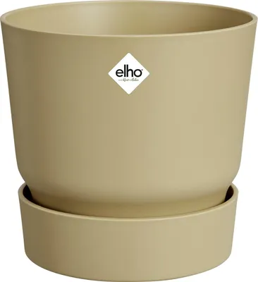 Produktbild von elho® Greenville Pflanzgefäß Sandfarben Ø 30 cm - Kunststoff