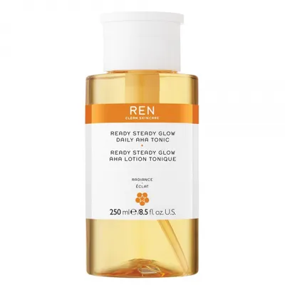 Produktbild von REN Ready Steady Glow Daily AHA Tonic Odnawiający tonik do twarzy, 250ml