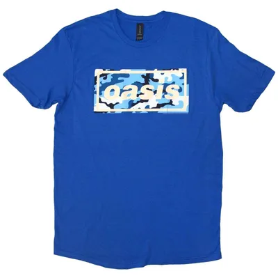 Obrázek produktu pro Oasis Camo Logo Blue M Tričko