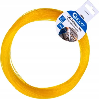 Image de GEKO Corde de chantier 1,0 mm, 100 m, jaune - G29034