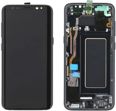 Produktbild von Samsung Galaxy S8 Bildschirm mit LCD-Display - Schwarz - Original