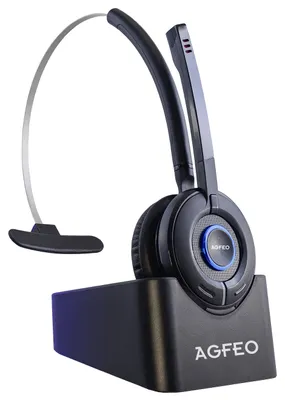 Obrázek produktu pro AGFEO 6101543, Bezdrátový, Kancelář / call centrum, 49 g, Sluchátka s mikrofonem, Černá