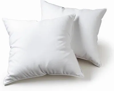 Productafbeelding van Ibenzoa® Dekenkussens, set van 2, 40 x 40 cm – Microvezel hoes en vulling, hypoallergeen en huisstofmijtwerend, vormvast kussen voor bank en bed