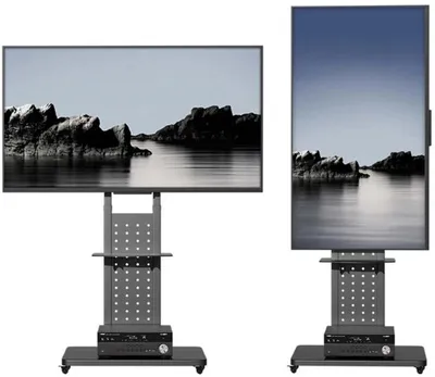 Produktbild von Unyqoos® Oprolbare Fernseherständer mit verstellbarer Höhe und Drehfunktion für 32-65 Zoll TVs