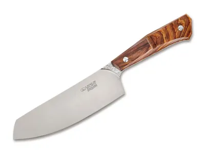 Produktbild von Viper Kochmesser Sakura Bocote Santoku Feststehend Nitro-B