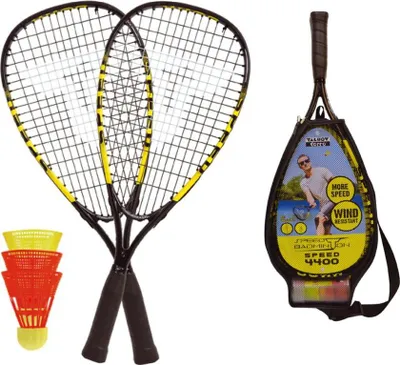 Produktbild von Speedbadminton Set SPEED 4000 im 3/4 Bag black/green,