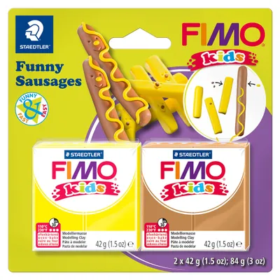 Produktbild von FIMO kids Modellier-Set "Funny Sausages" ofenhärtend