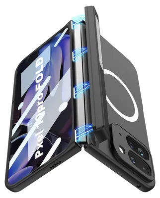 Produktbild von Für Google Pixel 10 Pro Fold GKK MagSafe Flip Hülle Displayschutz und Ständer