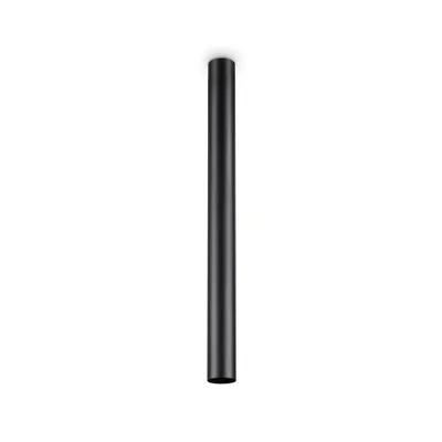 Produktbild von Moderne Metall-Look Deckenleuchte Schwarz 1 Licht 7W 3000K Warmes Licht H75Cm